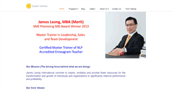 Desktop Screenshot of jamesleong.com